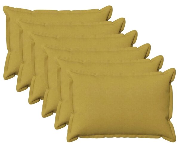 Presvlaka za jastuk 6 pcs HOUTEN Svijetlo zelena 50 x 75 cm - Svijetlo zelena 50 x 75 cm 6