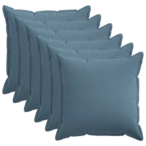 Presvlaka za jastuk 6 pcs HOUTEN Traper plava 55 x 55 cm - Trapere plave boje 55 x 55 cm 6