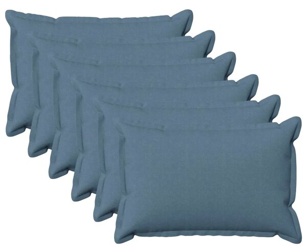 Presvlaka za jastuk 6 pcs HOUTEN Traper plava 50 x 70 cm - Trapere plave boje 50 x 70 cm 6