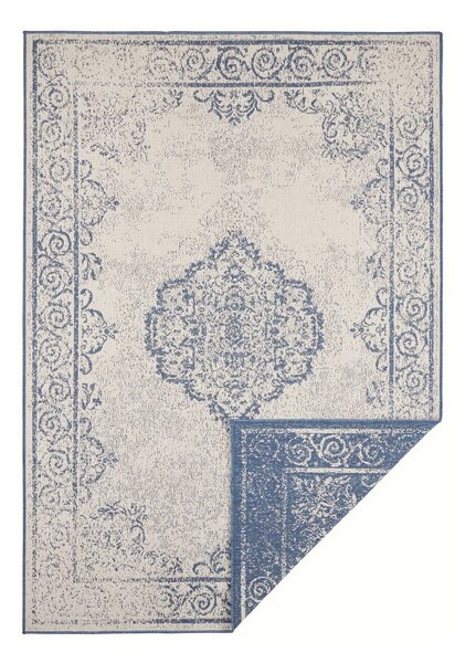 Plavo-krem vanjski tepih NORTHRUGS Cebu, 120 x 170 cm