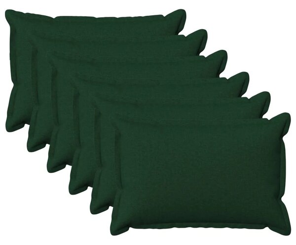 Presvlaka za jastuk 6 pcs HOUTEN Tamnozelena 40 x 60 cm - Tamnozelena 40 x 60 cm 6