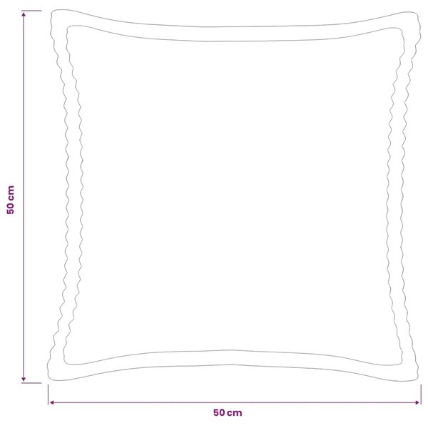 Presvlaka za jastuk 12 kom. HOUTEN Mornarsko plava 50 x 50 cm - Modra 50 x 50 cm 12