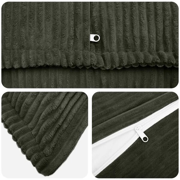 Presvlaka za jastuk 6 kom. HOUTEN Antracit 35 x 35 cm Kord - Antracit 35 x 35 cm 6