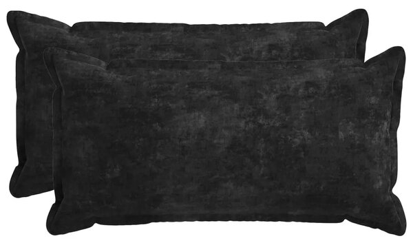 Presvlaka za jastuk 2 kom. HOUTEN Antracit 40 x 80 cm - Antracit 40 x 80 cm 2