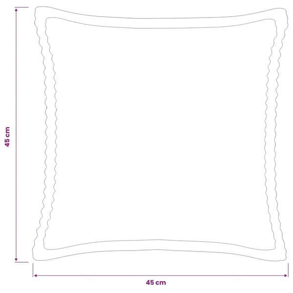 Presvlaka za jastuk 12 kom. HOUTEN Tamnosiva 45 x 45 cm Kord - Tamnosiva 45 x 45 cm 12