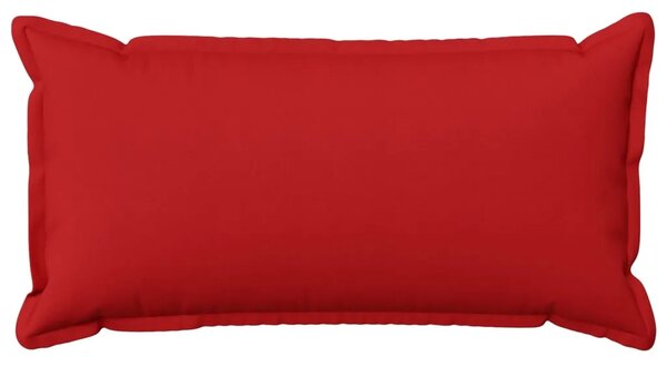 Presvlaka za jastuk 6 pcs HOUTEN Crvena 40 x 80 cm Umjetni lan - Crvena 40 x 80 cm 6