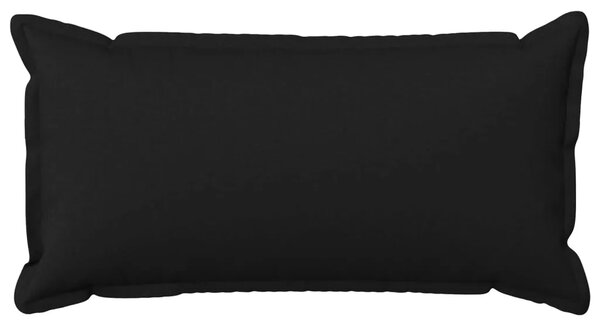 Presvlaka za jastuk 6 kom. HOUTEN Crna 40 x 80 cm Umjetni lan - Crna 40 x 80 cm 6