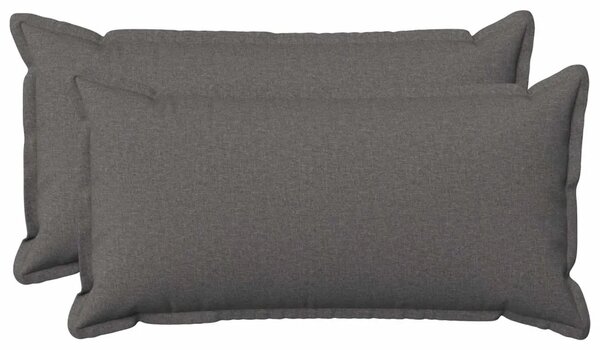 Presvlaka za jastuk 2 pcs HOUTEN Svjetlosiva 40 x 80 cm - Svjetlosiva 40 x 80 cm 2