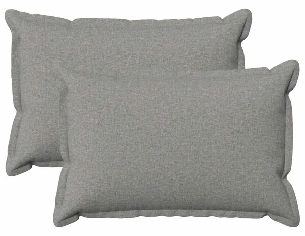 Presvlaka za jastuk 2 pcs HOUTEN Oblačnosiva 40 x 60 cm - Siva tkanina oblak 40 x 60 cm 2