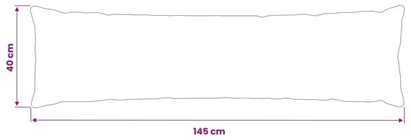 Presvlaka za jastuk 2 kom. HEERLEN Krem 40 x 145 cm - Krem 40 x 145 cm 2