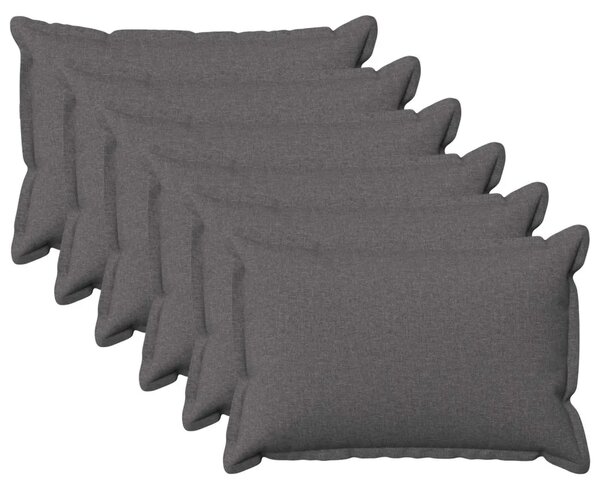 Presvlaka za jastuk 6 pcs HOUTEN Svjetlosiva 30 x 50 cm - Svjetlosiva 30 x 50 cm 6