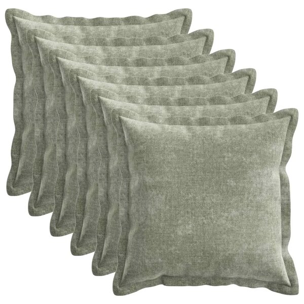 Presvlaka za jastuk 6 kom. HOUTEN Zelena 35 x 35 cm - Zelena 35 x 35 cm 6