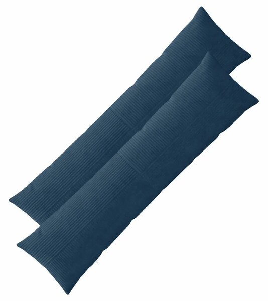 Presvlaka za jastuk 2 pcs ALMELO Mornarsko plava 40 x 145 cm - Modra 40 x 145 cm 2