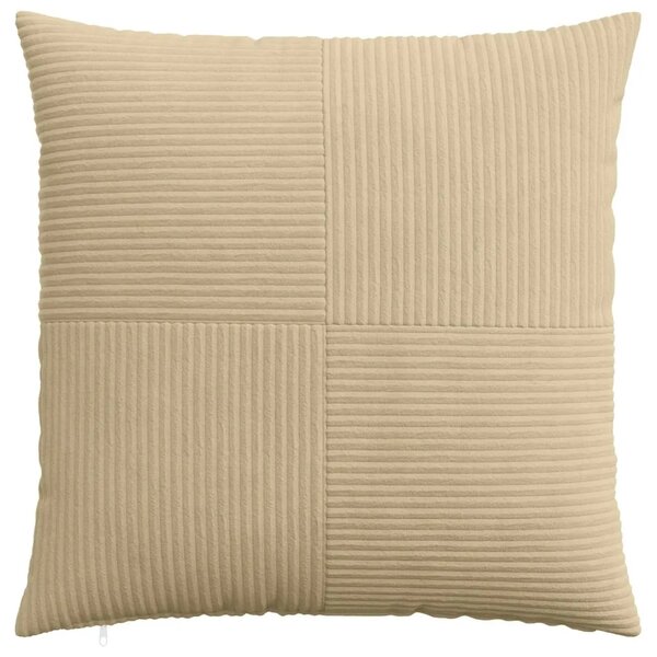 Presvlaka za jastuk 6 pcs ALMELO Siva zelena 55 x 55 cm Kord - Svijetlo zelena siva 55 x 55 cm 6