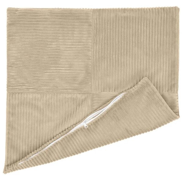 Presvlaka za jastuk 12 pcs ALMELO Sivosmeđa 40 x 40 cm Kord - Sivosmeđa 40 x 40 cm 12