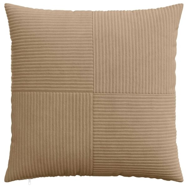 Presvlaka za jastuk 2 pcs ALMELO Smeđa 55 x 55 cm Kord - Smeđa 55 x 55 cm 2