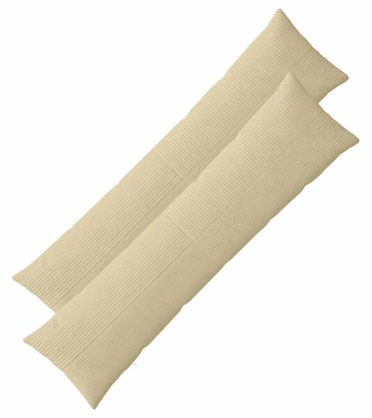 Presvlaka za jastuk 2 pcs ALMELO Siva zelena 40 x 145 cm Kord - Svijetlo zelena siva 40 x 145 cm 2
