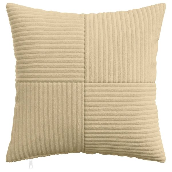 Presvlaka za jastuk 2 pcs ALMELO Siva zelena 30 x 30 cm Kord - Svijetlo zelena siva 30 x 30 cm 2