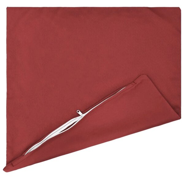 Presvlaka za jastuk 2 pcs HEERLEN Vinska crvena 80 x 80 cm - boja crnog vina 80 x 80 cm 2