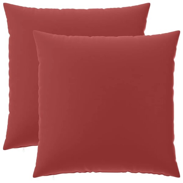 Presvlaka za jastuk 2 pcs HEERLEN Vinska crvena 80 x 80 cm - boja crnog vina 80 x 80 cm 2