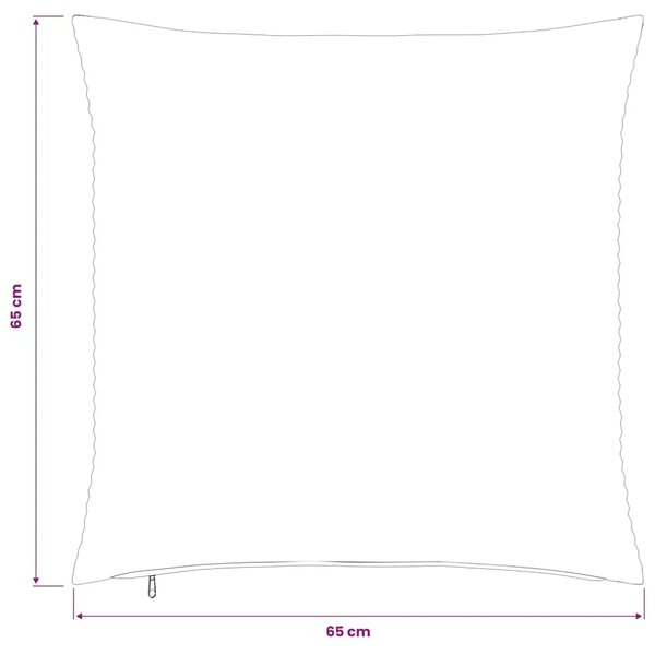 Presvlaka za jastuk 2 pcs HEERLEN Zelena 65 x 65 cm Kord - Zelena 65 x 65 cm 2