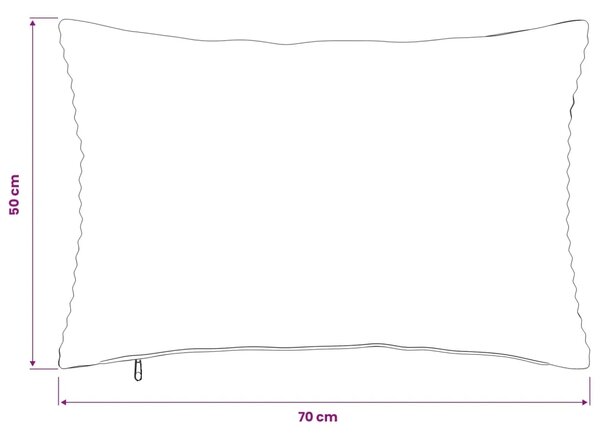 Presvlaka za jastuk 2 pcs HEERLEN Mornarsko plava 50 x 70 cm - Modra 50 x 70 cm 2