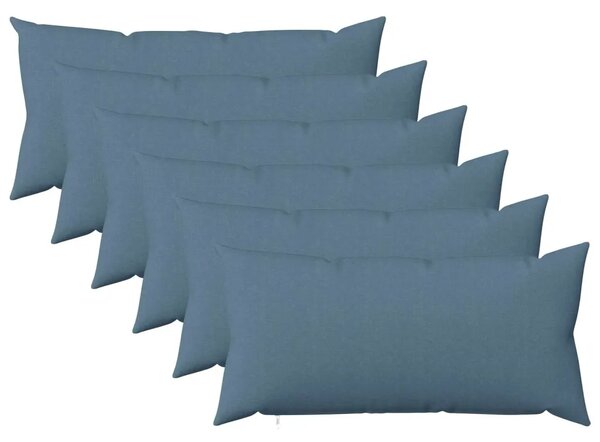 Presvlaka za jastuk 6 kom. HEERLEN Traper plava 40 x 70 cm - Trapere plave boje 40 x 70 cm 6