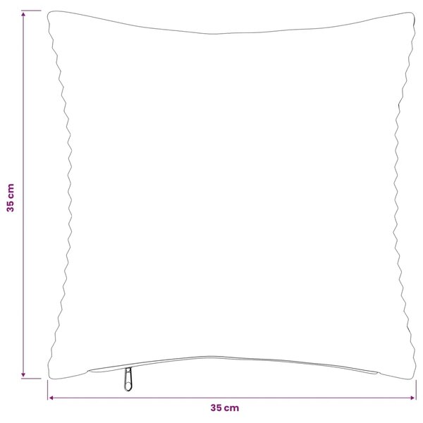 Presvlaka za jastuk 2 pcs HEERLEN Plava 35 x 35 cm Kord - Plava 35 x 35 cm 2