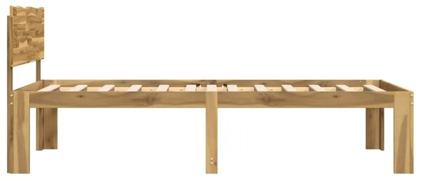 Krevet s uzglavljem ROSTOCK Bijela 80 x 200 cm - Bijela 80 x 200 cm
