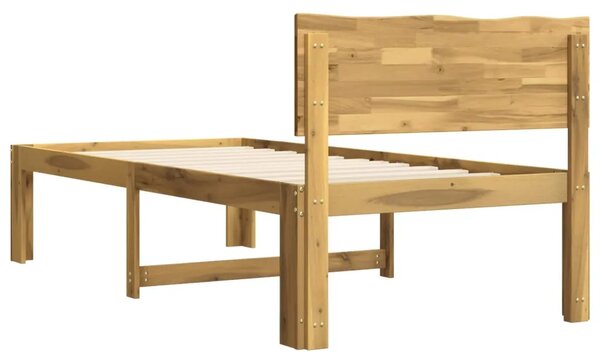 Krevet s uzglavljem ROSTOCK Bijela 80 x 200 cm - Bijela 80 x 200 cm
