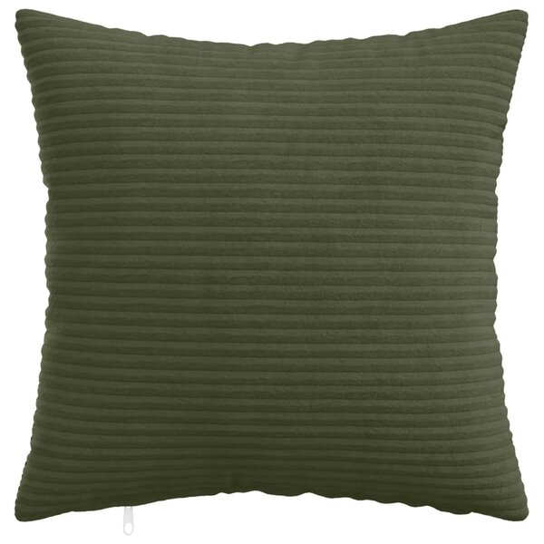 Presvlaka za jastuk 6 pcs HEERLEN Zelena 30 x 30 cm Kord - Zelena 30 x 30 cm 6