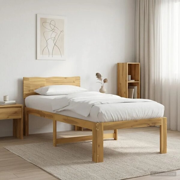 Krevet s uzglavljem ROSTOCK Bijela 80 x 200 cm - Bijela 80 x 200 cm