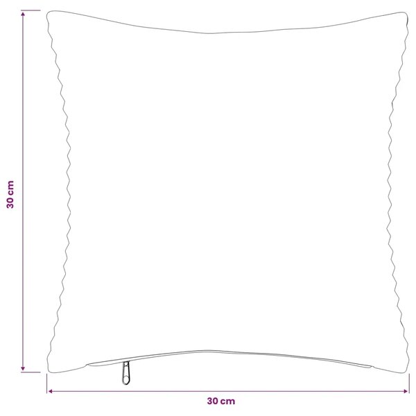 Presvlaka za jastuk 2 pcs HEERLEN Smeđa 30 x 30 cm Kord - Smeđa 30 x 30 cm 2