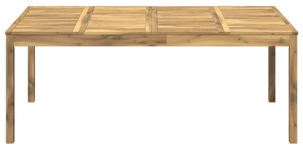 Stol za večeru u vrtu Bijela 196 x 100 5 x 75 cm - Bijela 196 x 100 5 x 75 cm