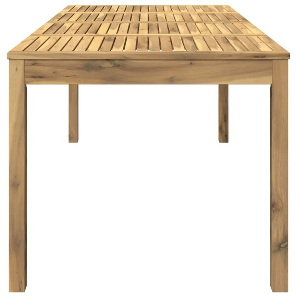 Stol za večeru u vrtu Bijela 180 x 88 5 x 75 cm - Bijela 180 x 88 5 x 75 cm