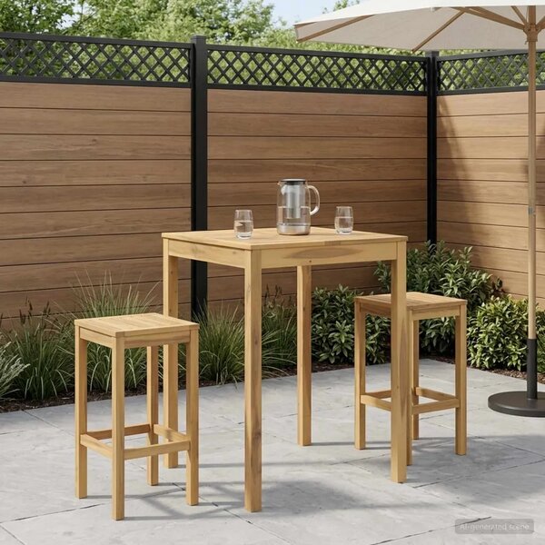 Stol za bar u vrtu Bijela 80 x 80 5 x 105 cm - Bijela 80 x 80 5 x 105 cm