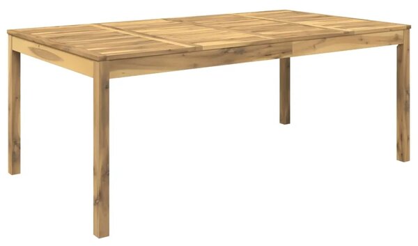 Stol za večeru u vrtu Bijela 196 x 100 5 x 75 cm - Bijela 196 x 100 5 x 75 cm