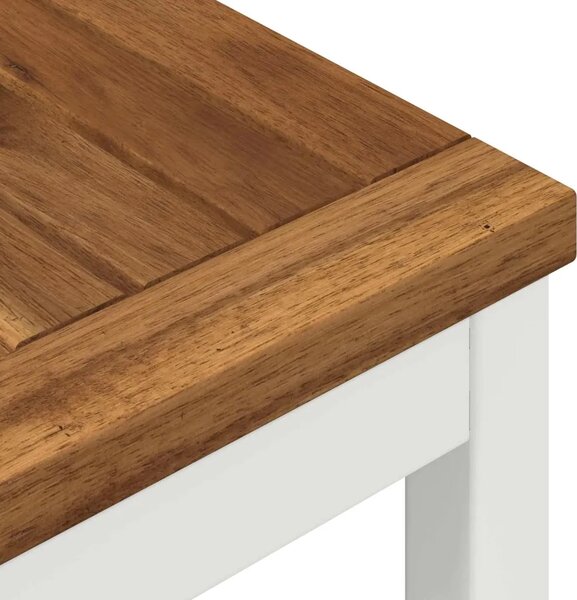 Stolić za kavu Prirodna i bijela 60 5 x 30 x 36 cm - 60 5 x 30 x 36 cm Prirodna i bijela