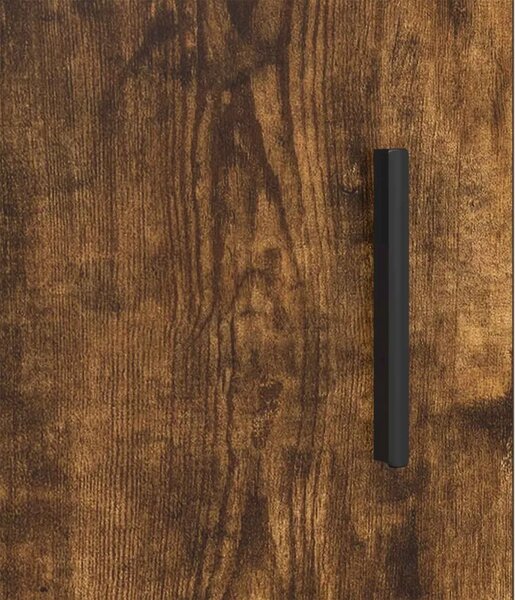 TV ormar 79 5 x 33 x 50 cm Dimljeni hrast Konstruirano drvo - Dimljeni hrast 79 5 x 33 x 50 cm