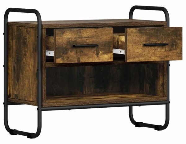 TV ormar 60 x 30 x 50 cm Dimljeni hrast Konstruirano drvo - Dimljeni hrast