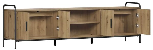 TV ormar 167 5 x 33 x 50 cm Hrast artisan Konstruirano drvo - Hrast artisan 167 5 x 33 x 50 cm