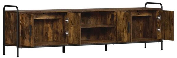 TV ormar 167 5 x 33 x 50 cm Dimljeni hrast Konstruirano drvo - Dimljeni hrast 167 5 x 33 x 50 cm
