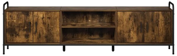 TV ormar 167 5 x 33 x 50 cm Dimljeni hrast Konstruirano drvo - Dimljeni hrast 167 5 x 33 x 50 cm