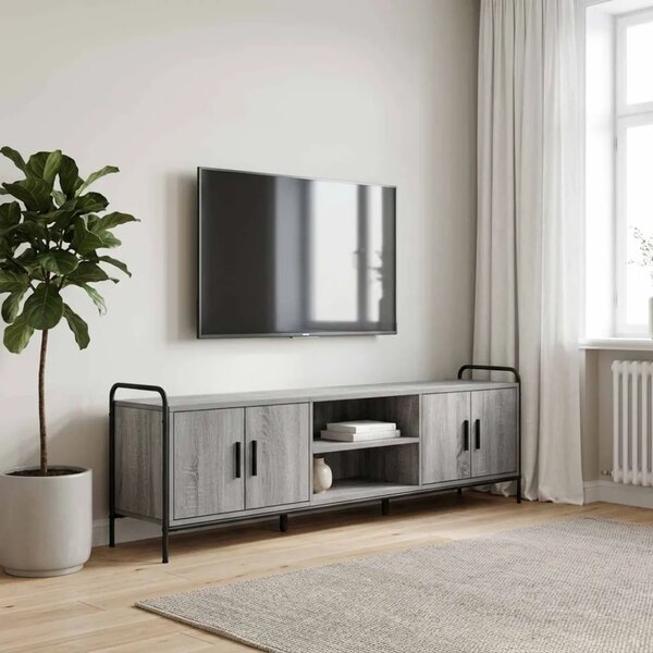 TV ormar 167 5 x 33 x 50 cm Siva Sonoma Konstruirano drvo - Siva Sonoma 167 5 x 33 x 50 cm