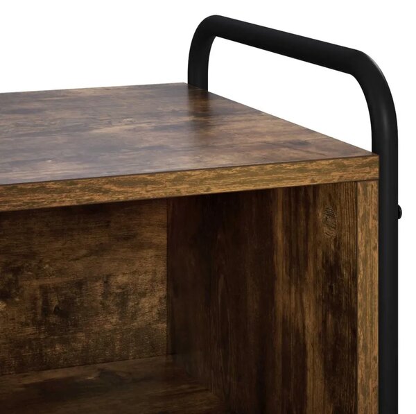 TV ormar 140 x 39 5 x 50 cm Dimljeni hrast Konstruirano drvo - Dimljeni hrast 80 x 39 5 x 50 cm