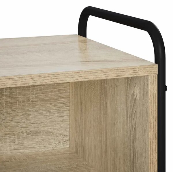 TV ormar 140 x 39 5 x 50 cm Hrast sonoma Konstruirano drvo - Hrast sonoma 80 x 39 5 x 50 cm