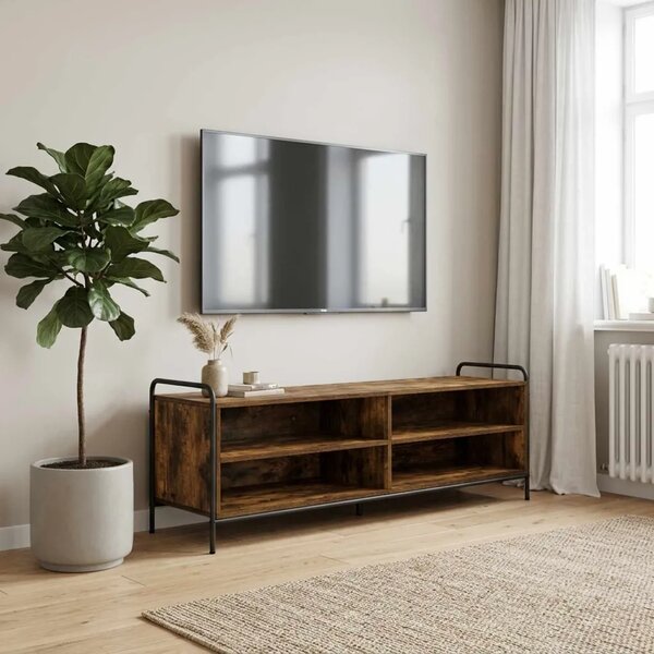TV ormar 140 x 39 5 x 50 cm Dimljeni hrast Konstruirano drvo - Dimljeni hrast 80 x 39 5 x 50 cm