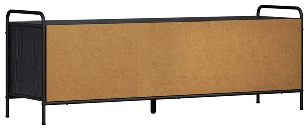 TV ormar 140 x 39 5 x 50 cm Crni hrast Konstruirano drvo - Crni hrast 80 x 39 5 x 50 cm