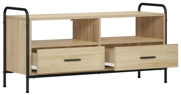 TV ormar 67 5 x 33 x 50 cm Hrast sonoma Konstruirano drvo - Hrast sonoma 67 5 x 33 x 50 cm