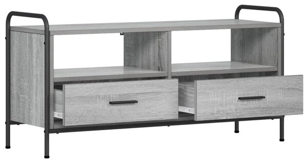 TV ormar 67 5 x 33 x 50 cm Siva Sonoma Konstruirano drvo - Siva Sonoma 67 5 x 33 x 50 cm
